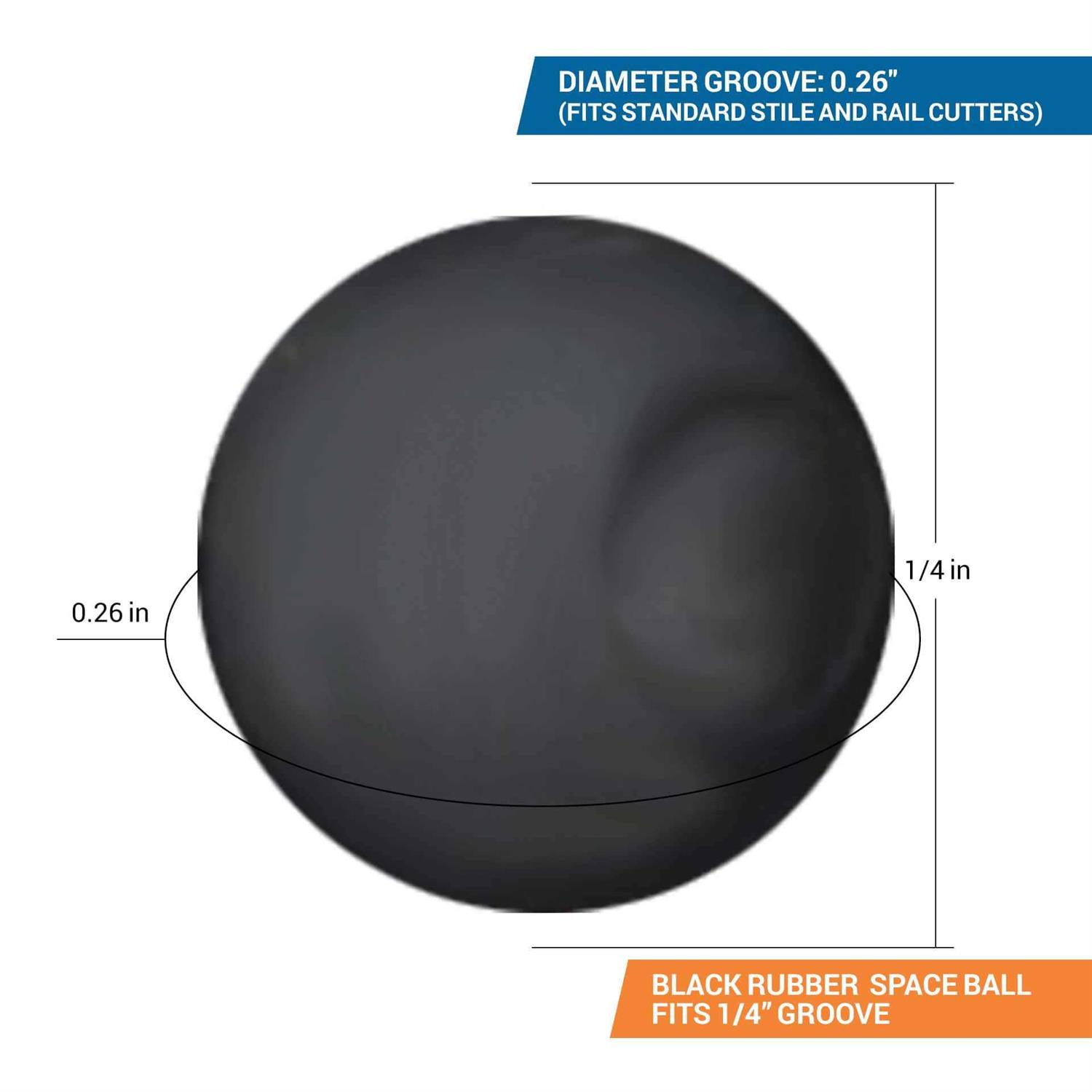 Space Balls Raised Panel Cabinet Door Spacers for 1/4 Groove - Image 4