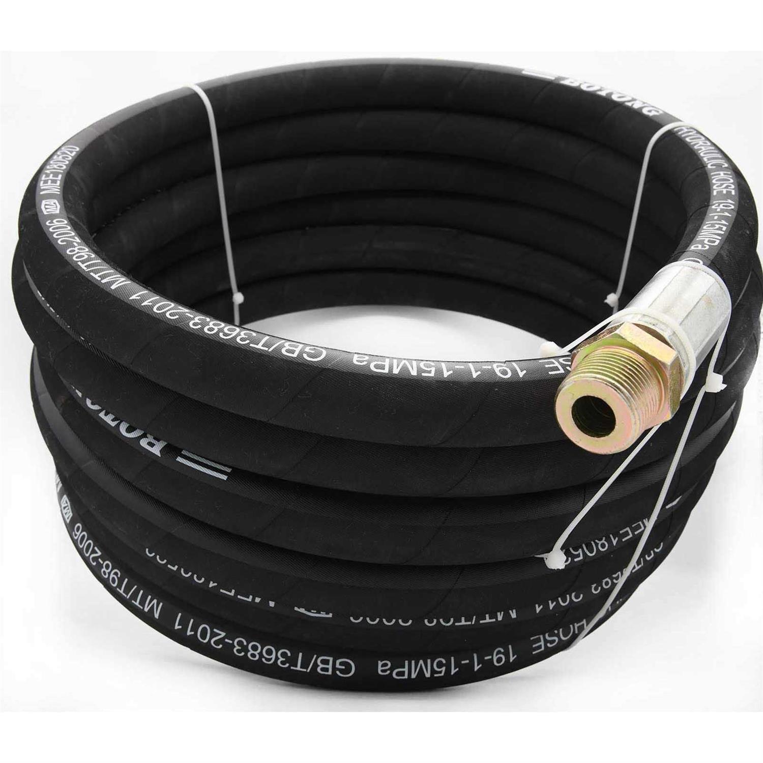 Fuel Transfer Hose 3/4 Inch Fuel Hose 20 Feet,farm Fuel Transfer Hose with Fittings,for transferring Diesel - Image 5