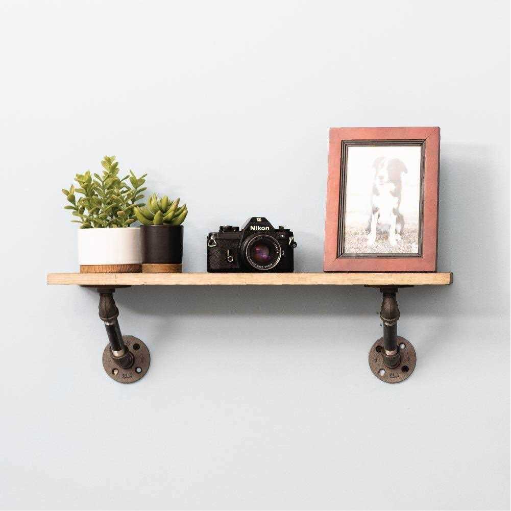 Pipe Decor 1/2 in x Double Flange Angled Bracket Kit - Image 5