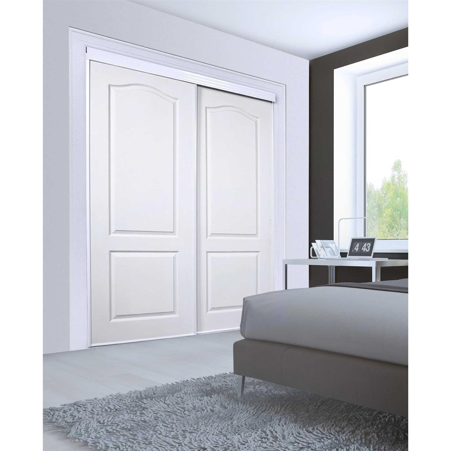 Paneled Manufactured Wood Sliding Closet Doors Renin - Image 3