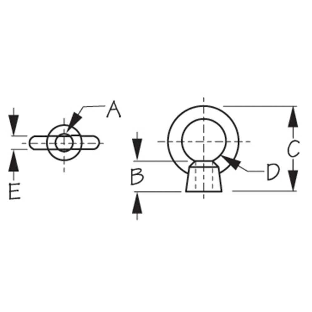 Sea Dog Stainless Steel Eye Nut - Image 3