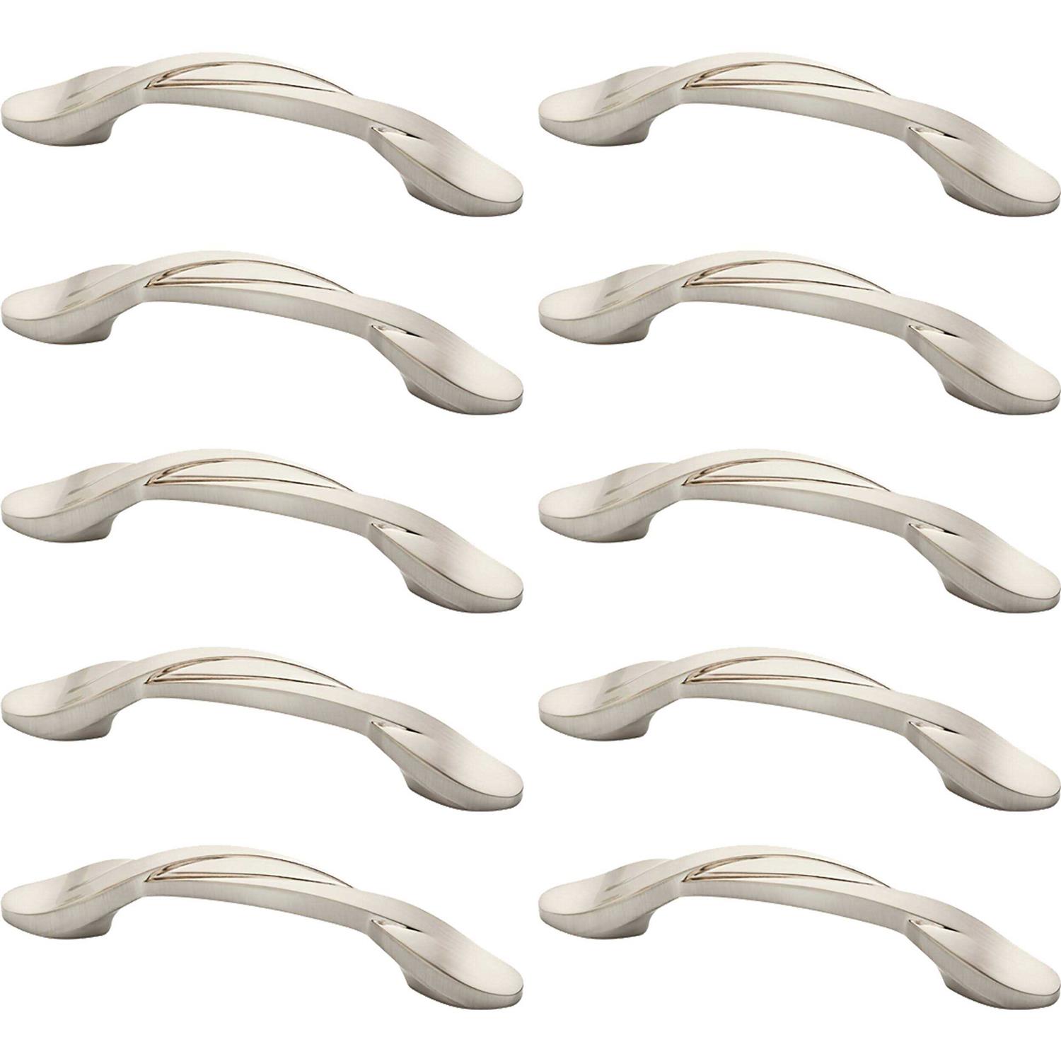 Franklin Brass 3 inch Twisted Arch Pull in Satin Nickel P35518K-SN-B - Image 5