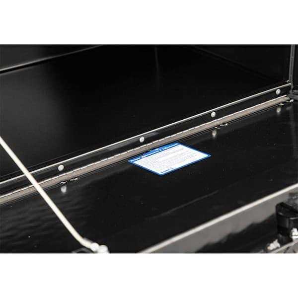 Buyers Products 1702500 Black Steel Underbody Truck Box with Aluminum Door - Image 5