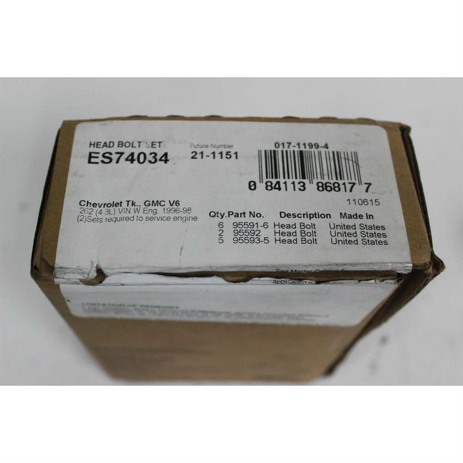 Fel-Pro ES 74034 Head Bolt Set - Image 5