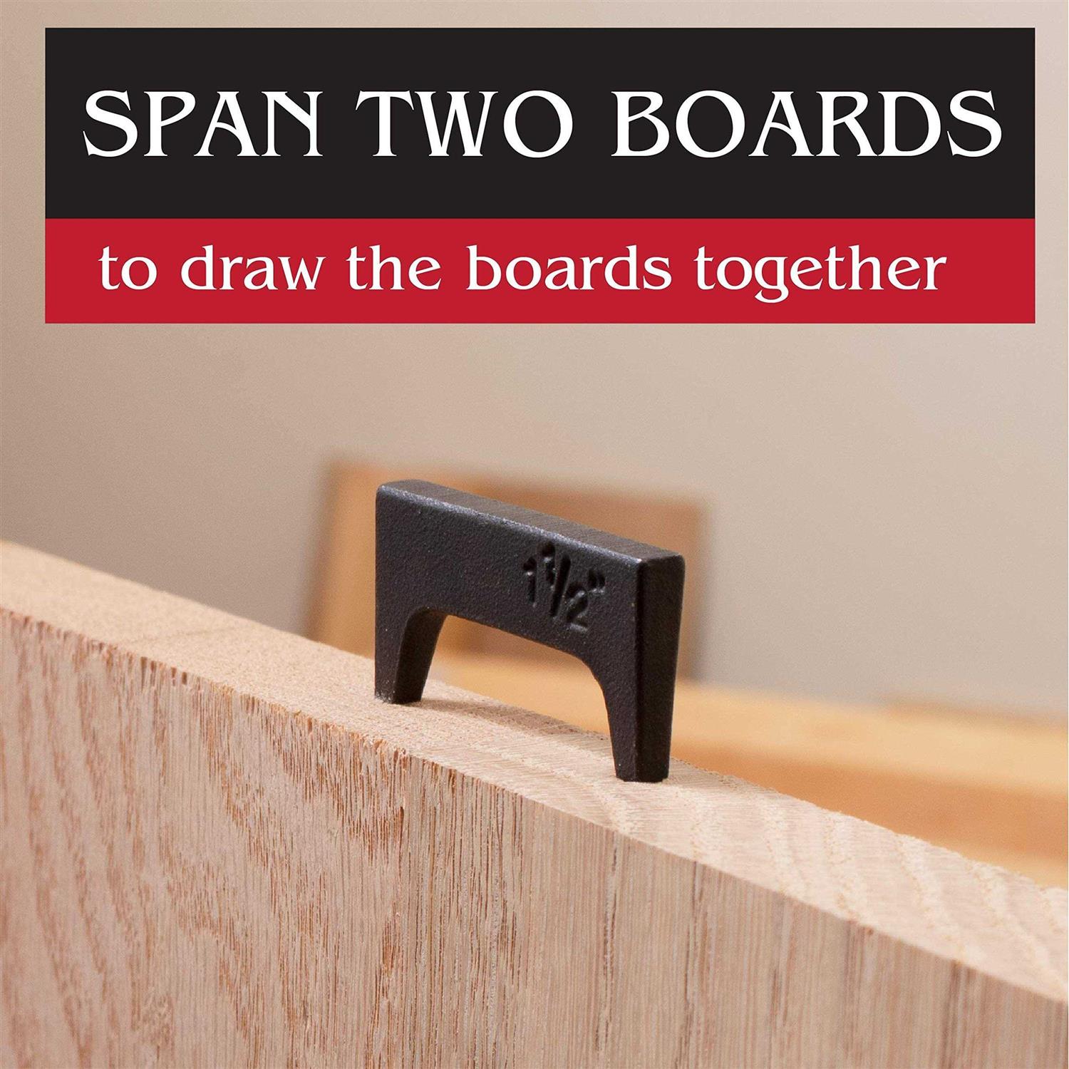 Peachtree Woodworking Supply Wide Pinch Dogs Made from Solid Steel and Textured for Better Holding Power - Image 3