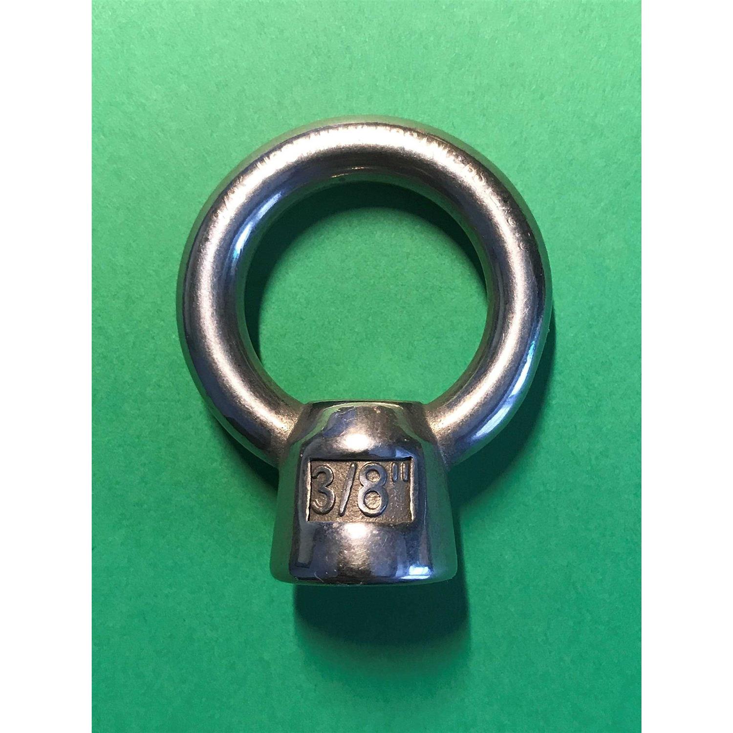Stainless Steel 316 Lifting Eye Nut UNC Marine Grade - Image 3