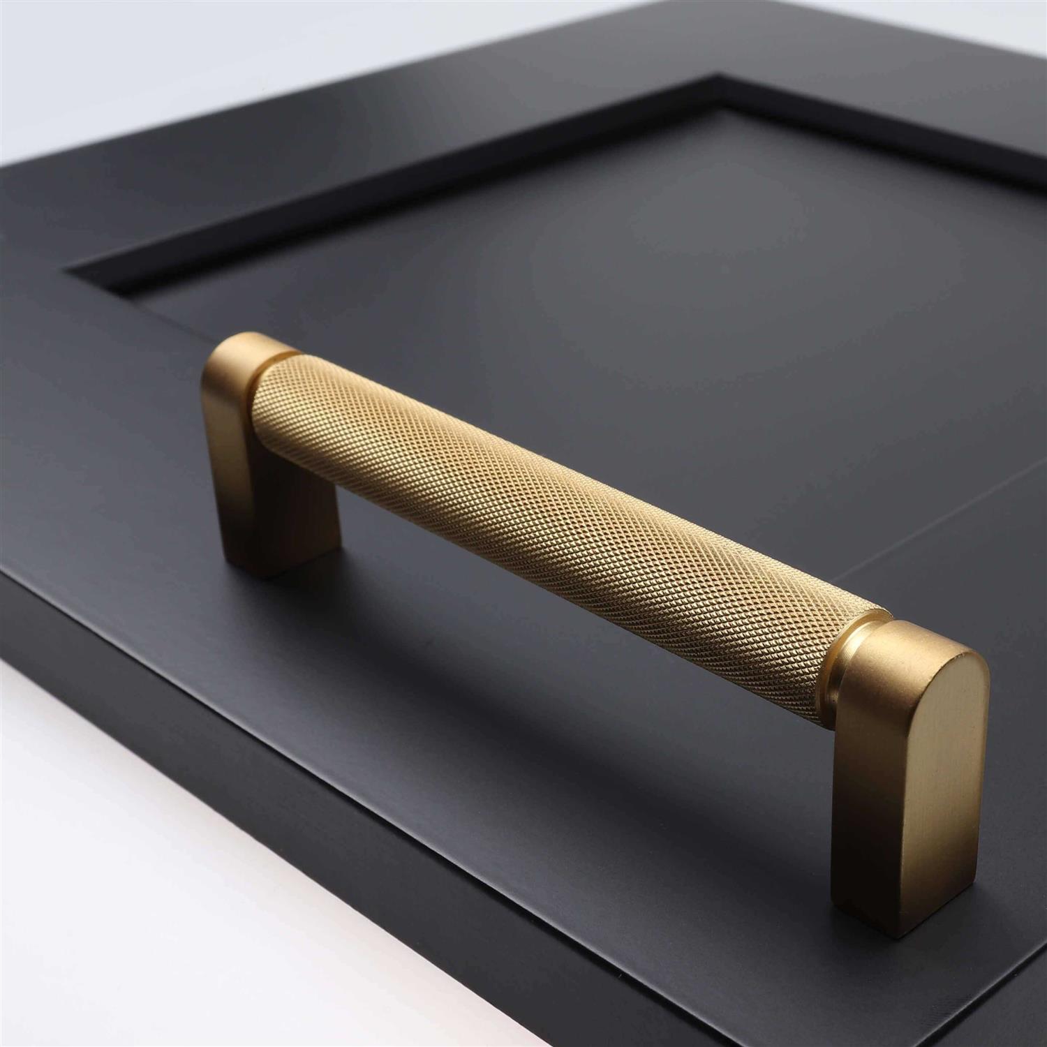 GlideRite 5-Inch Center Solid Knurled Bar Pull - Image 3