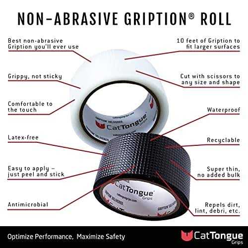 CatTongue Grips Non-abrasive Grip Tape Heavy Duty Waterproof Anti Slip Tape for Indoor & Outdoor Use - Image 3