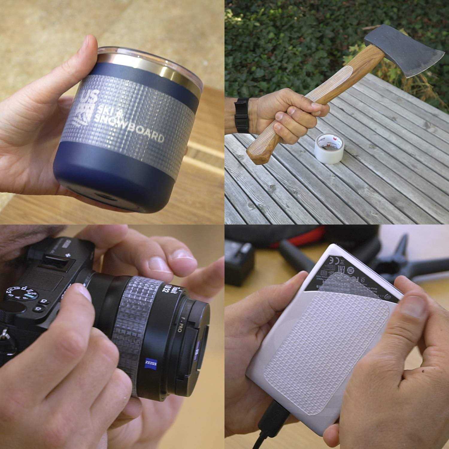 CatTongue Grips Non-abrasive Grip Tape Heavy Duty Waterproof Anti Slip Tape for Indoor & Outdoor Use - Image 4