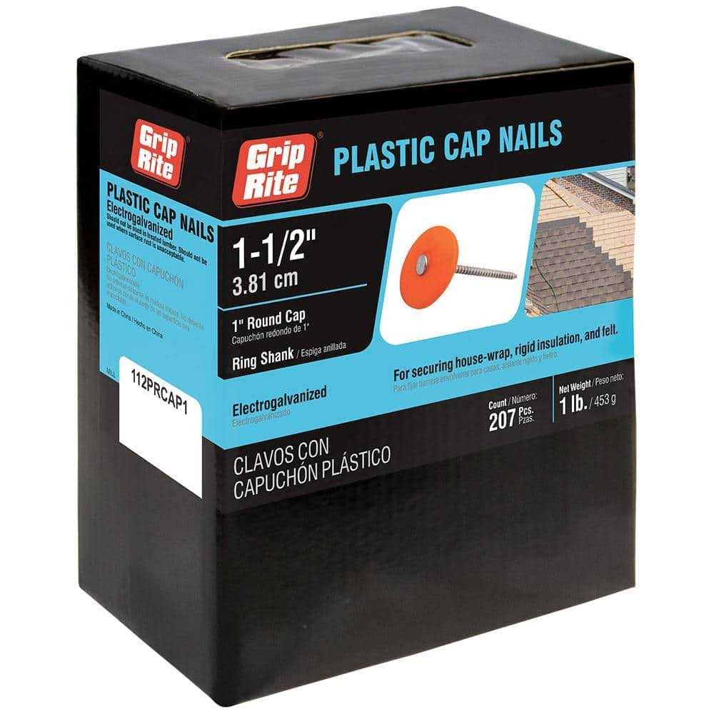Grip-Rite 112PRCAP1 Round Cap Roofing Nail - Image 5