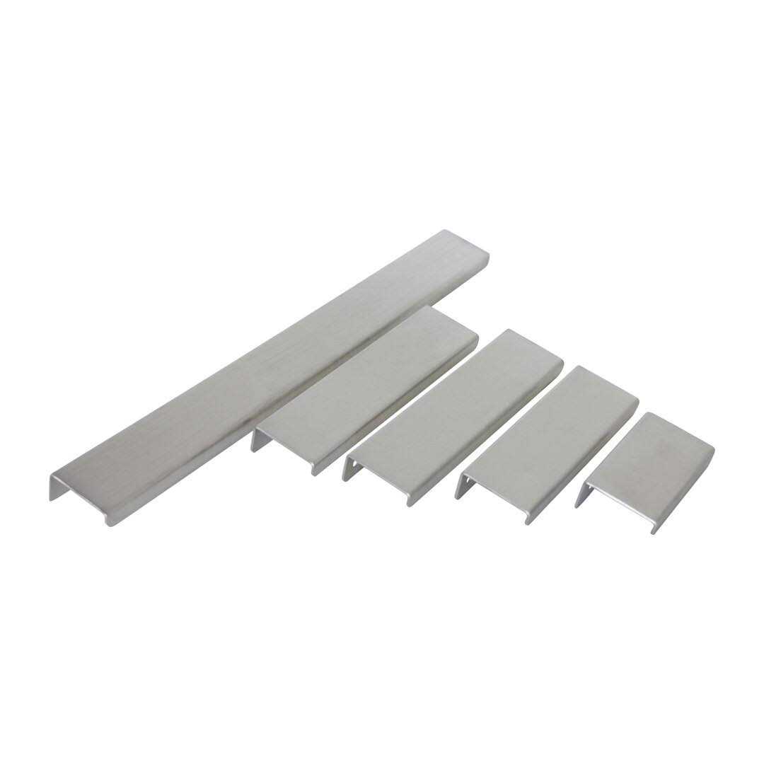 RCH Hardware PL-SS161-96 Solid Stainless Steel Modern Finger Edge Pull H-C161 - Image 5