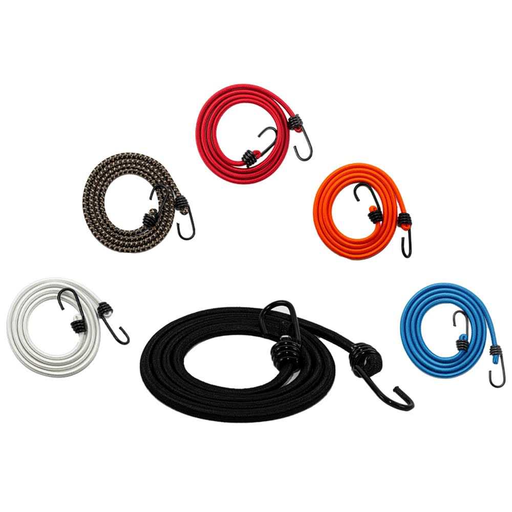 Sgt Knots Bungee Cord with Hooks Marine Grade Shock Cord with 2 Hooks - Image 3