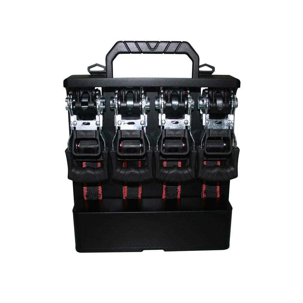 Husky 12 ft x 1 in Ratchet Tie-Downs 4 Pack by Husky - Image 4