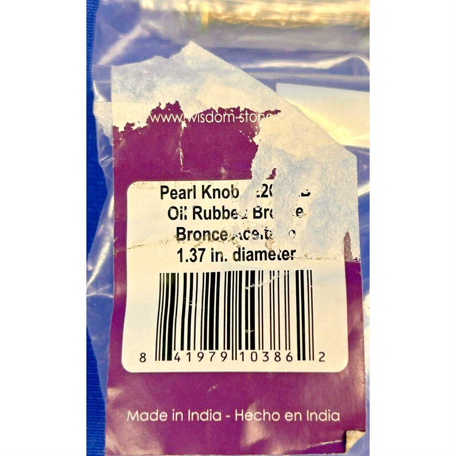 Wisdom Stone 4226ORB Pearl Cabinet Knob - Image 3