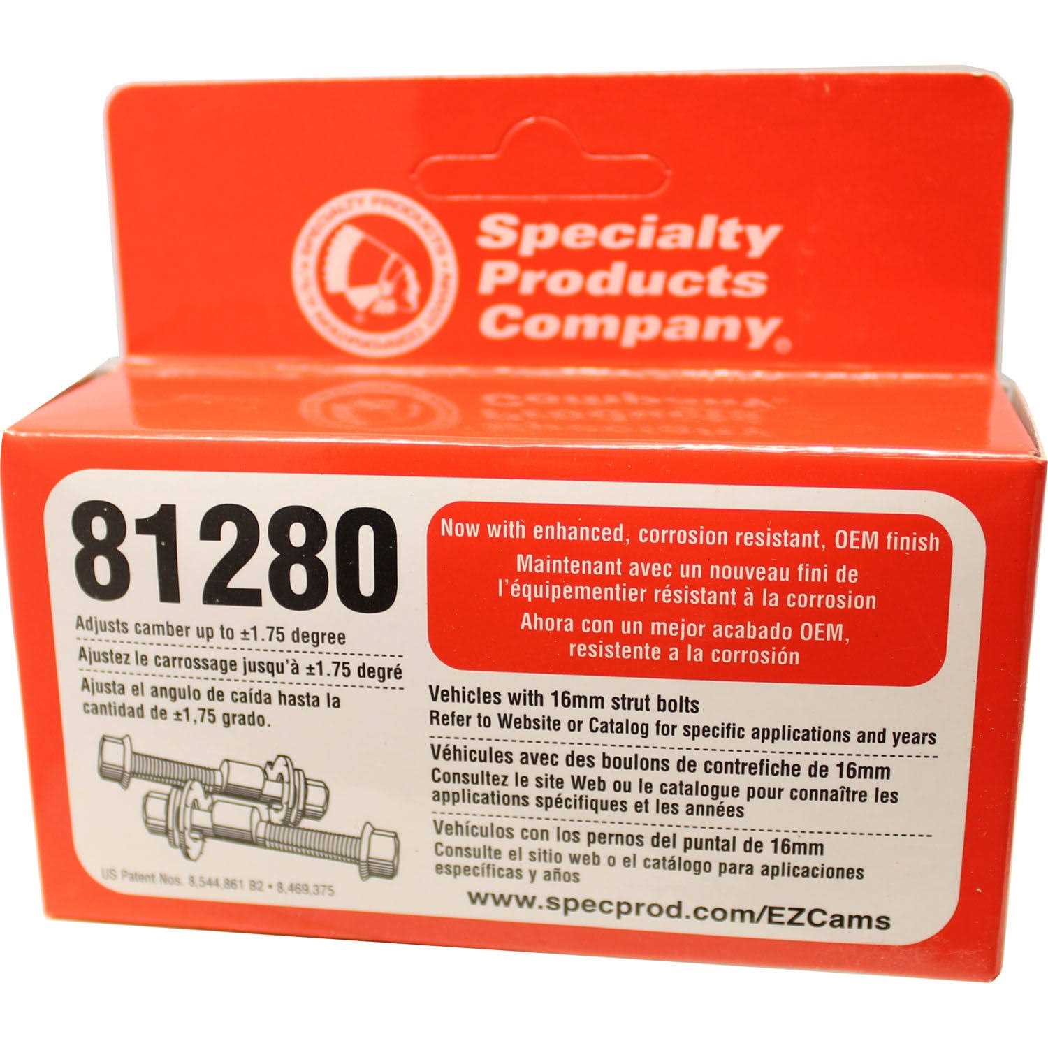 SPC Performance EZ Cam XR Bolts 81280 - Image 3