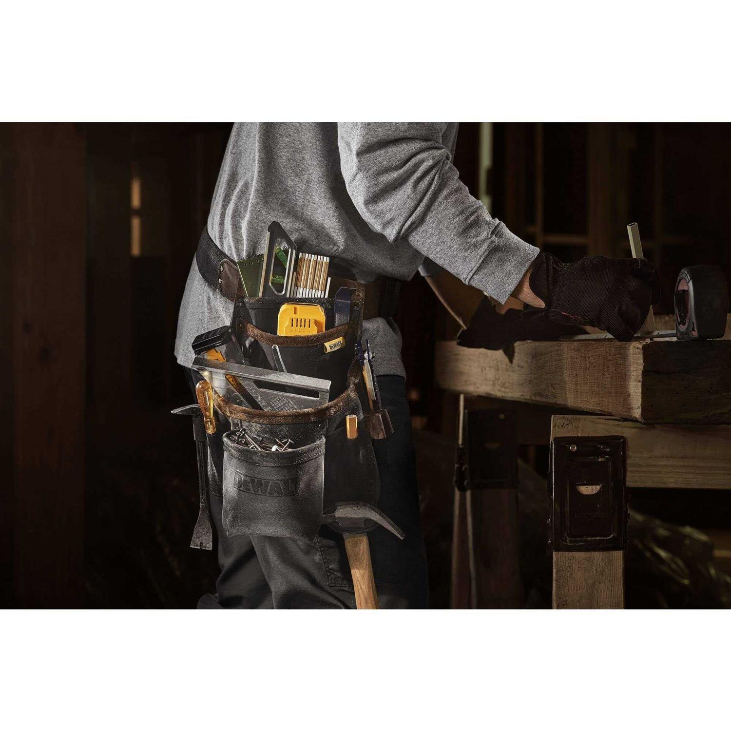 DeWalt Leather Tool Pouch & Belt DWST550115 - Image 3
