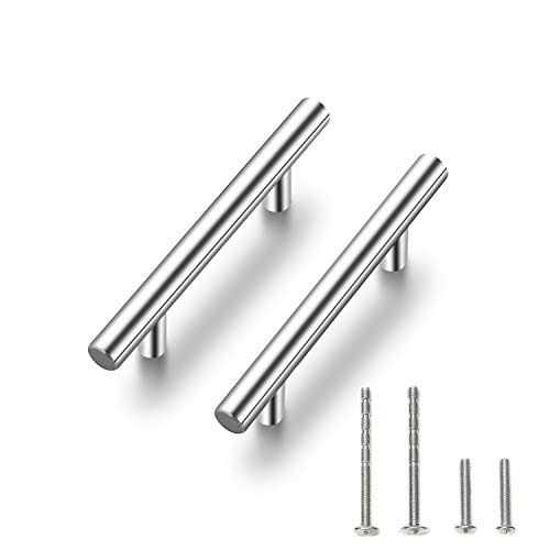 Ravinte 30 Pack 5 Cabinet Pulls Brushed Nickel Stainless Steel Kitchen Drawer Pulls Cabinet Handles 3' Hole Center - Image 3