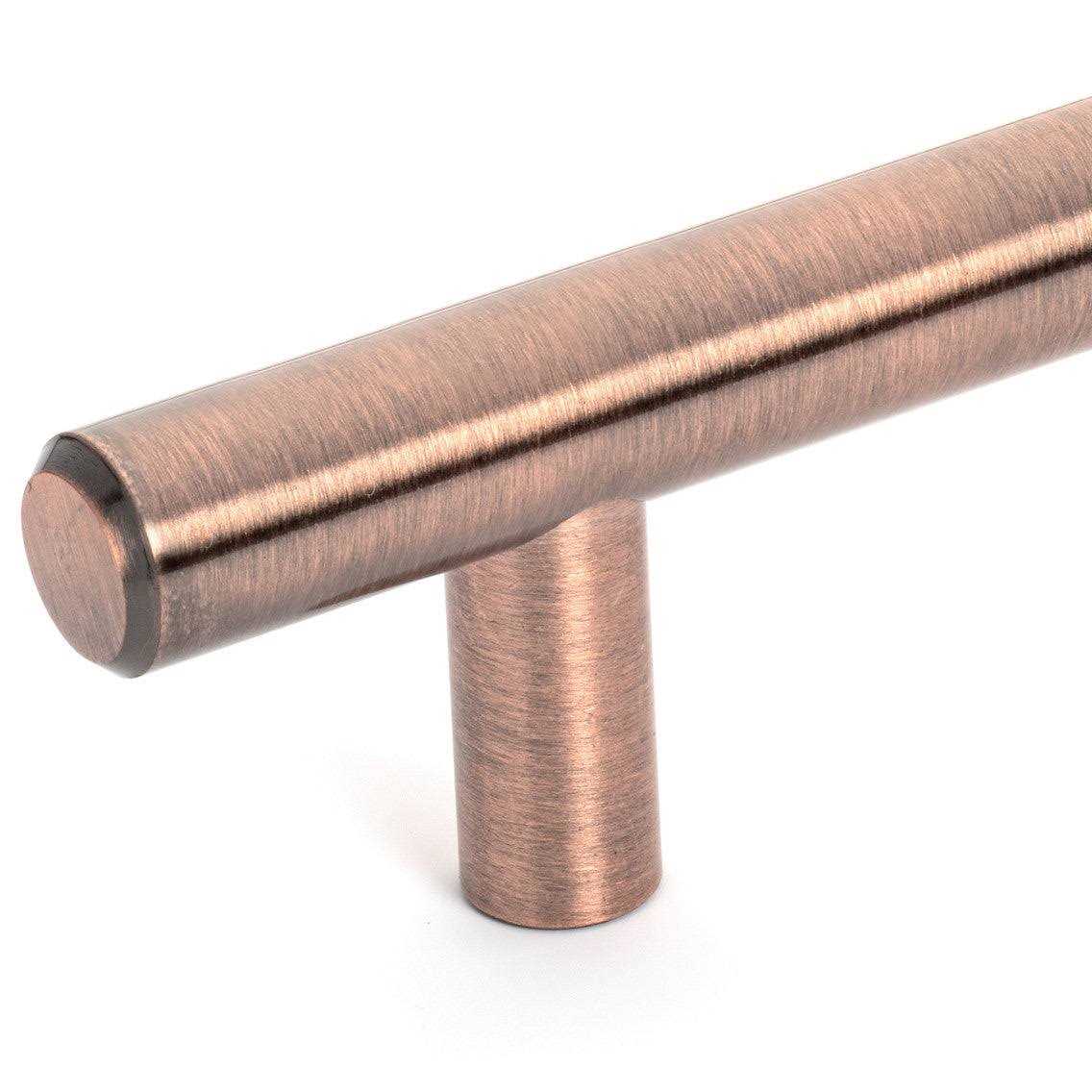 Diversa Antique Copper Euro Style Cabinet Bar Pull - Image 3