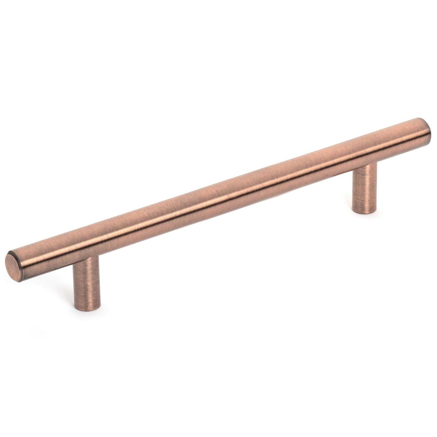 Diversa Antique Copper Euro Style Cabinet Bar Pull - Image 3