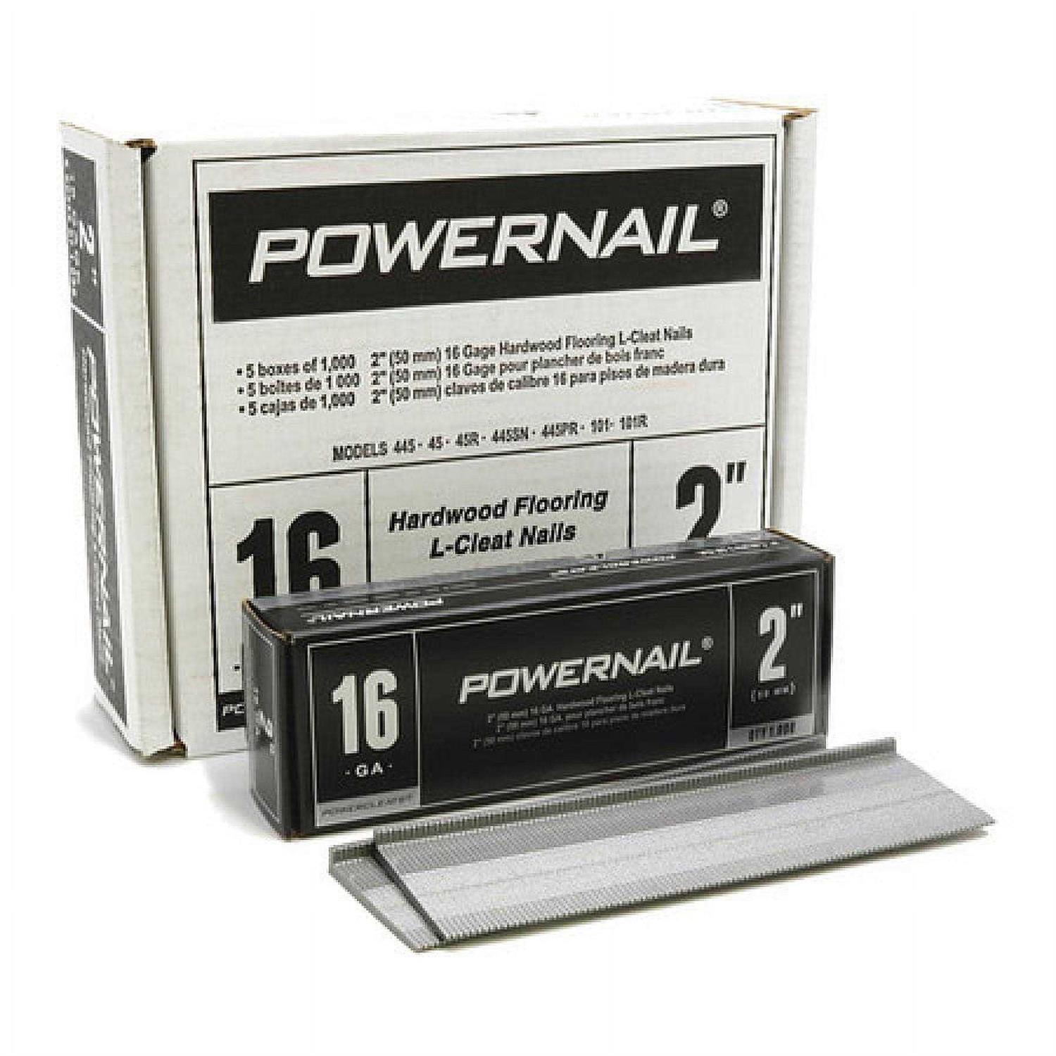 Powernail 16-Gauge 2-Inch L-Style Flooring Cleat Nail L200165 - Image 3
