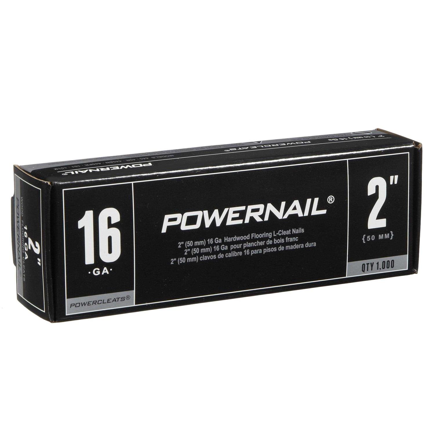 Powernail 16-Gauge 2-Inch L-Style Flooring Cleat Nail L200165 - Image 4