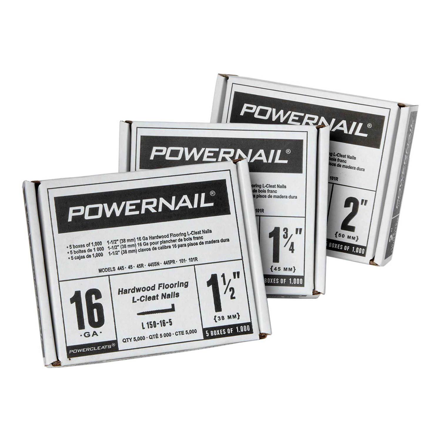 Powernail 16-Gauge 2-Inch L-Style Flooring Cleat Nail L200165 - Image 5