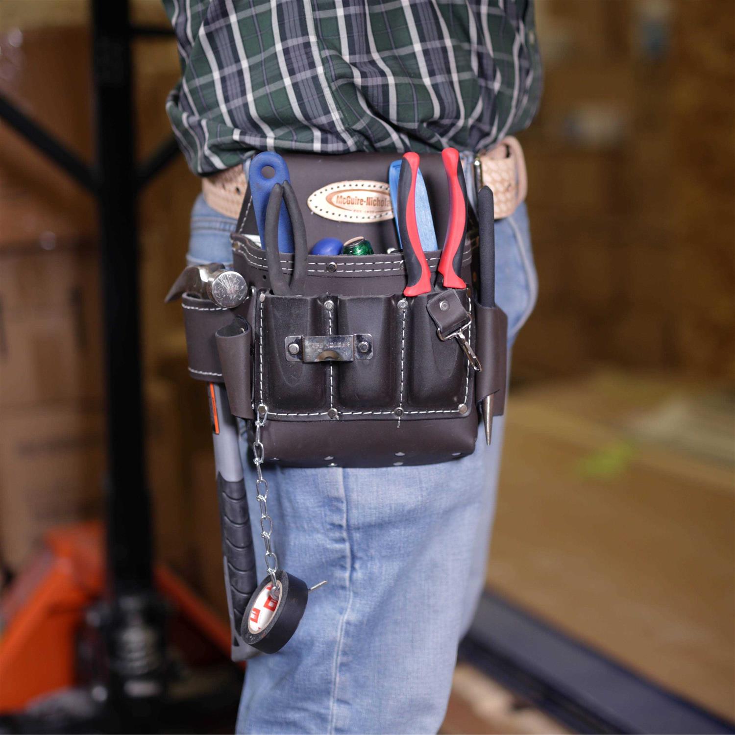 McGuire-Nicholas 526-CC Brown Professional Electrician's Pouch - Image 5