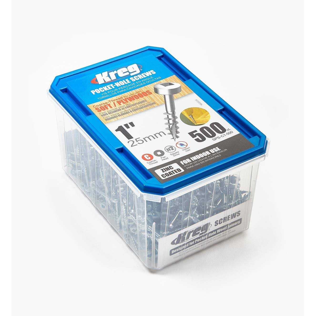 Kreg Pocket Hole Screws Zinc - Image 2