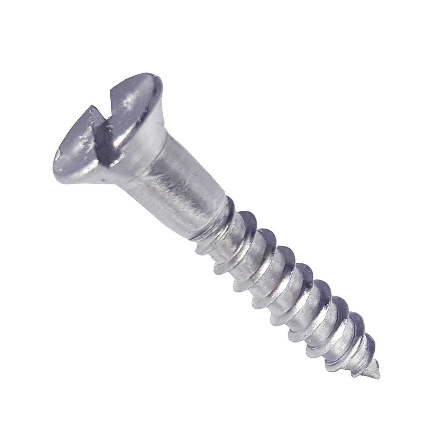 Slotted Flat Head Wood Screws Stainless Steel 18-8 Qty - Image 5