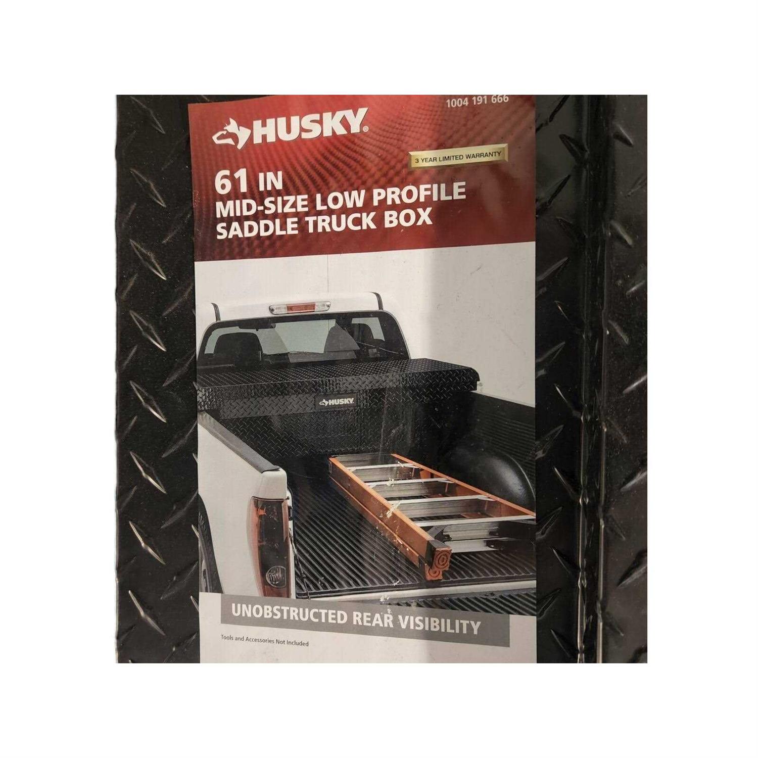 Husky 61.86 Matte Black Aluminum Low Profile Crossbed Truck Tool Box - Image 5