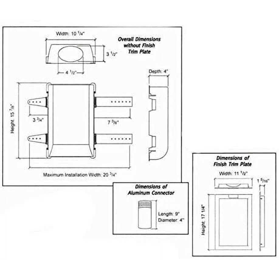 Deflecto Dryer Vent Box DVBOX - Image 4