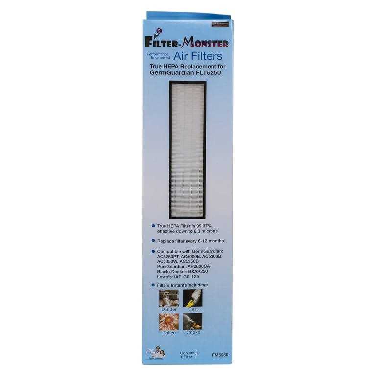 Filter-Monster – Replacement HEPA Filter with Carbon Pre-Filter Set - Image 5