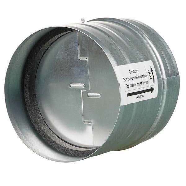 Galvanized Back-Draft Damper with Rubber Seal - Image 5