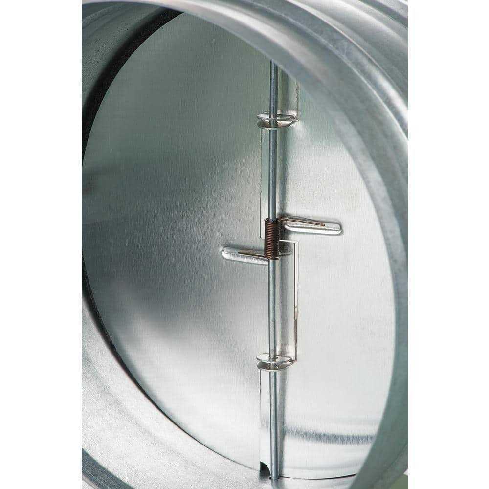 Galvanized Back-Draft Damper with Rubber Seal - Image 5