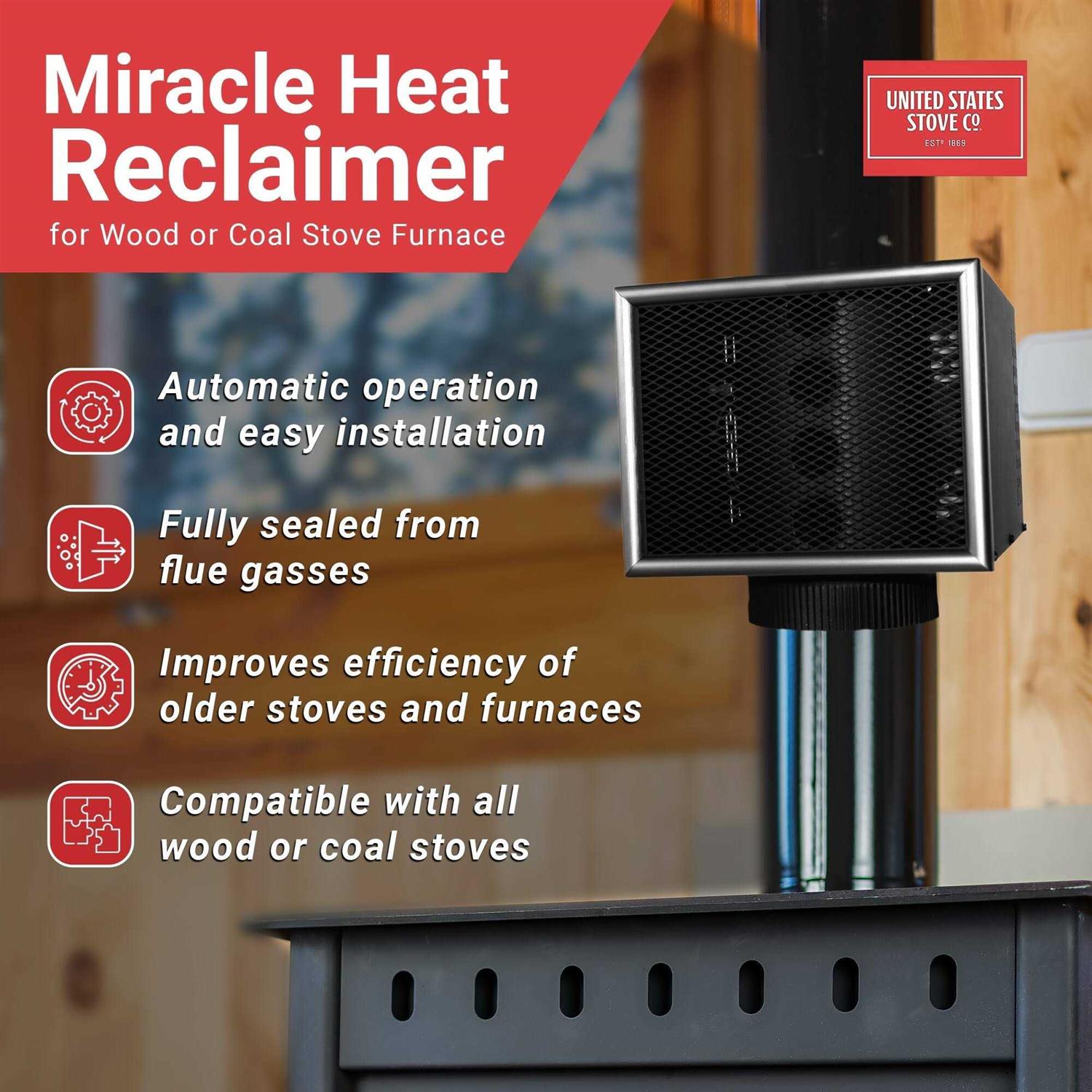 US Stove Miracle Heat Reclaimer - Image 4