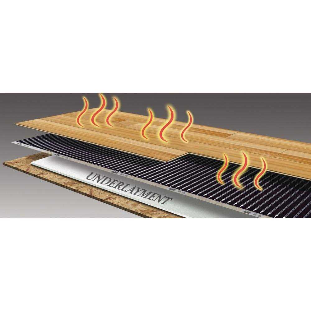 QuietWarmth 3 x 5 120 Volt Electric Floating Floor Heating System - Image 4