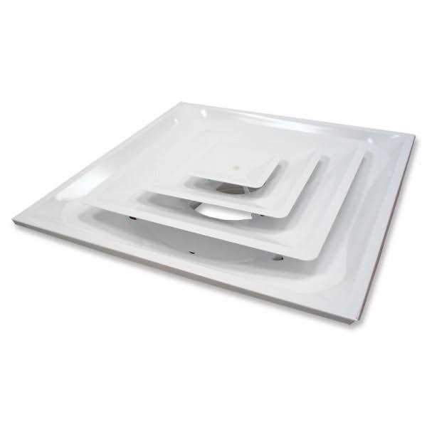 Hart & Cooley 50510 Steel Fixed Pattern Diffuser w/ 8 Collar - Image 5