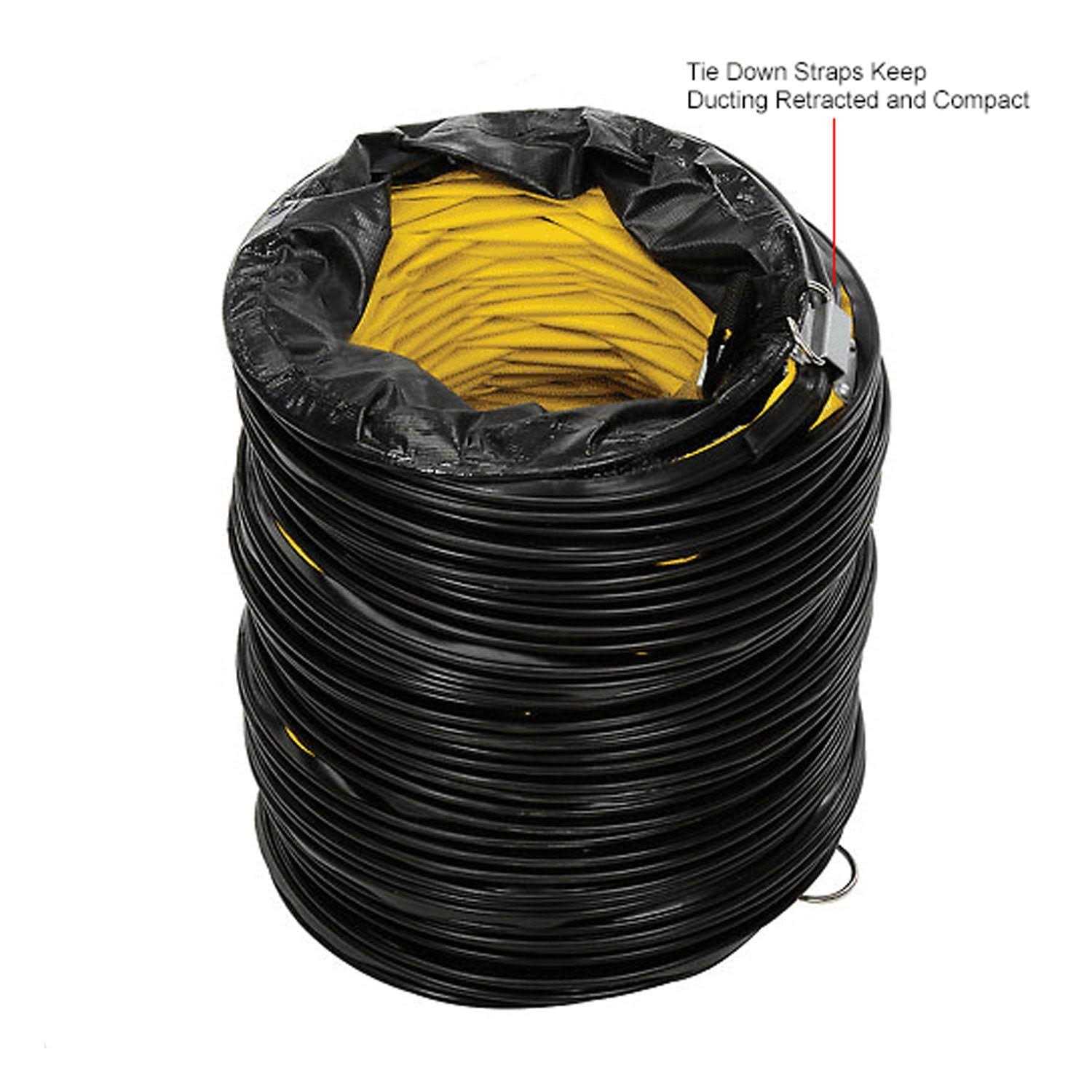 Global Industrial Flame Retardant Flexible Duct Diameter Fan - Image 3