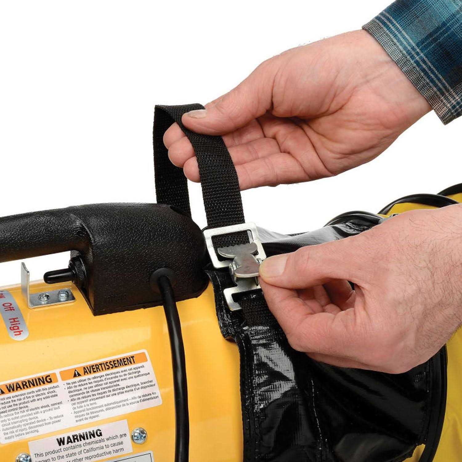 Global Industrial Flame Retardant Flexible Duct Diameter Fan - Image 5