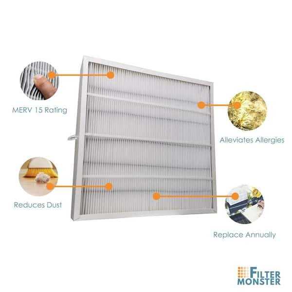 Filter-Monster Replacement Compatible with Bryant/Carrier Infinity 20 x MERV 15 Air Purifier Cartridge - Image 3