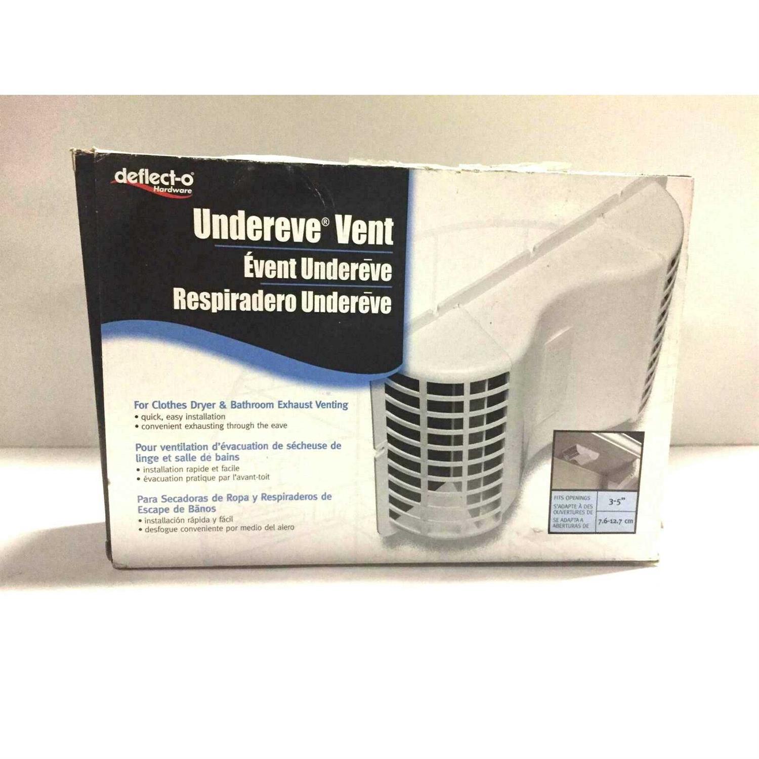 Deflect-O White Plastic Eave Vent - Image 5