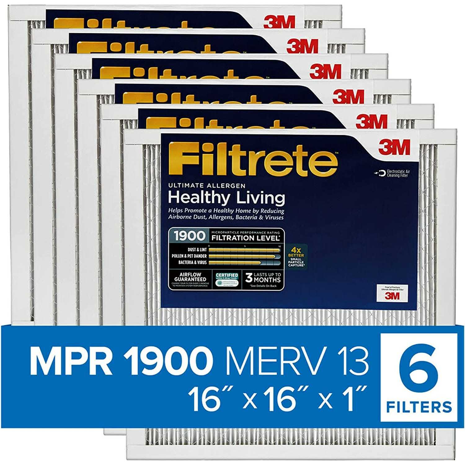 Filtrete 12x12x1 AC Furnace Air Filter MPR 1900 - Image 5