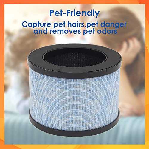 H13 Premium True HEPA Filter, DH-JH01 Upgrade HEPA Filter Replacement for Aroeve MK01 MK06, Pomoron and Kloudi DH-JH01 - Image 3