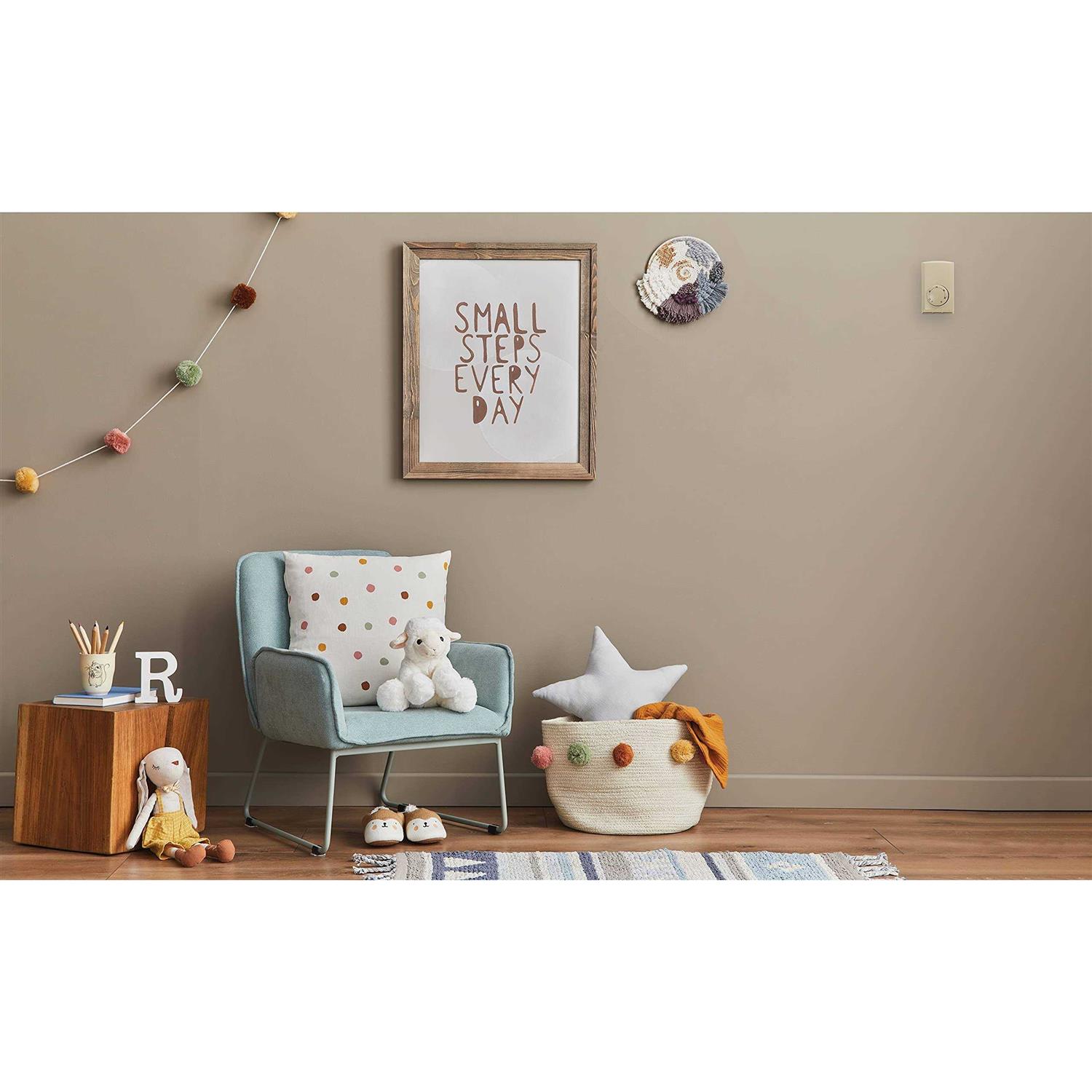 Cadet White Double Pole Thermostat - Image 3