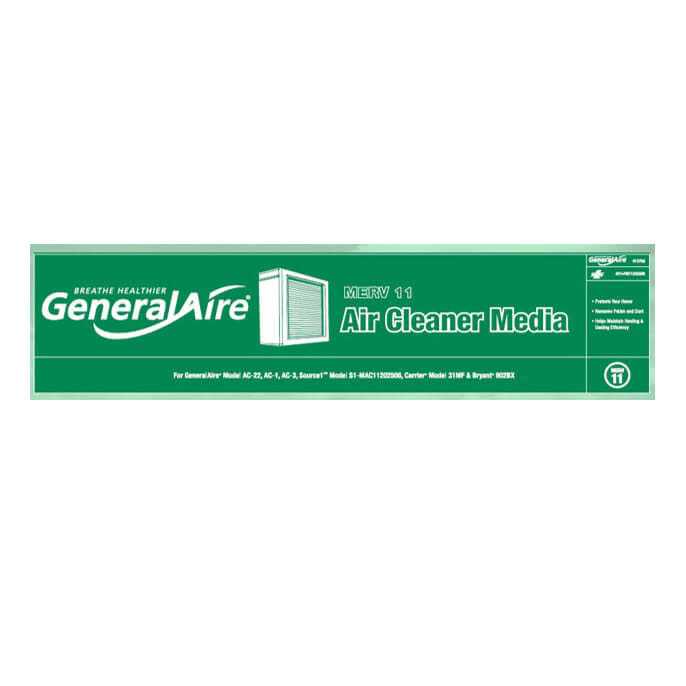 GeneralAire 12758 4001 MERV 11 Filter Media Replacement - Image 4