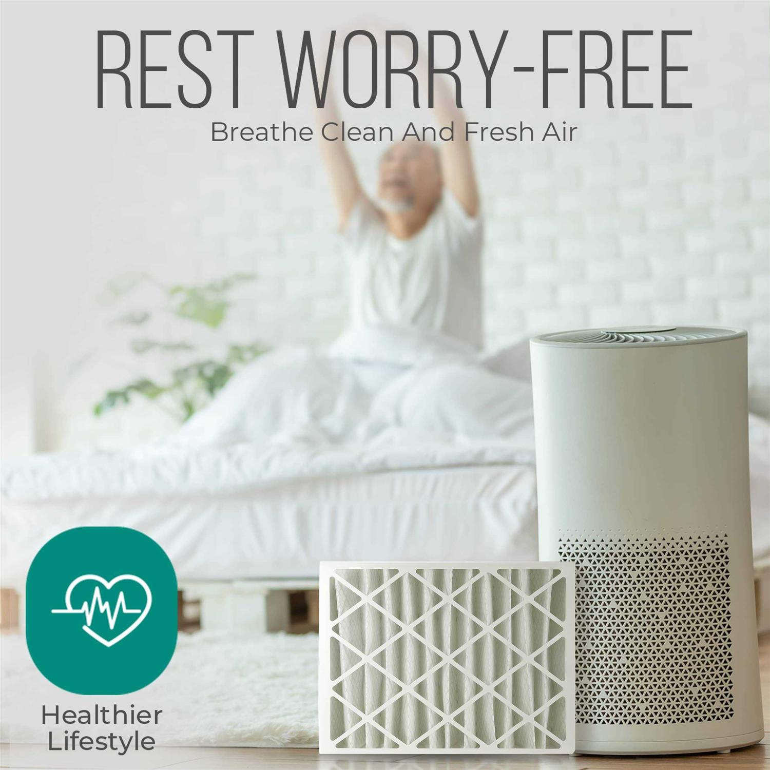 Homequip Honeywell 16x25x4 Furnace Filters Fc100a1029 Filter Replacement - Image 4