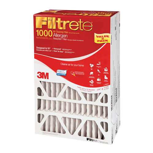 Filtrete 20” x 25” x 4” 1000 MPR Allergen Defense Electrostatic Pleated Air Filter - Image 3