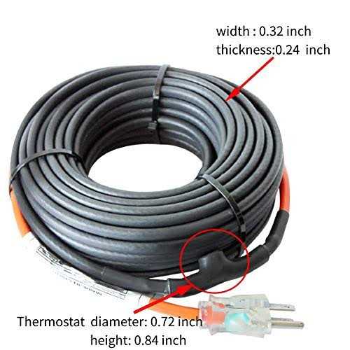 HEATIT JHSF 120V Self Regulating Pre-Assembled Pipe Heating Cable - Image 5