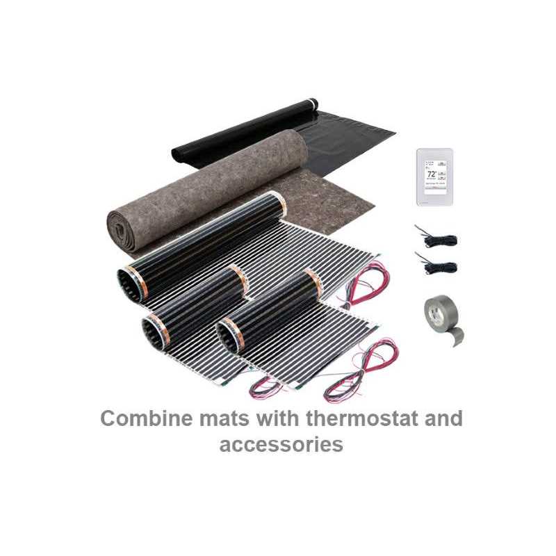 Electric Floor Heating ThermoFilm 36 in. x 7 ft., 120-Volt Film for Laminate and Engineered Wood Floors - Image 3