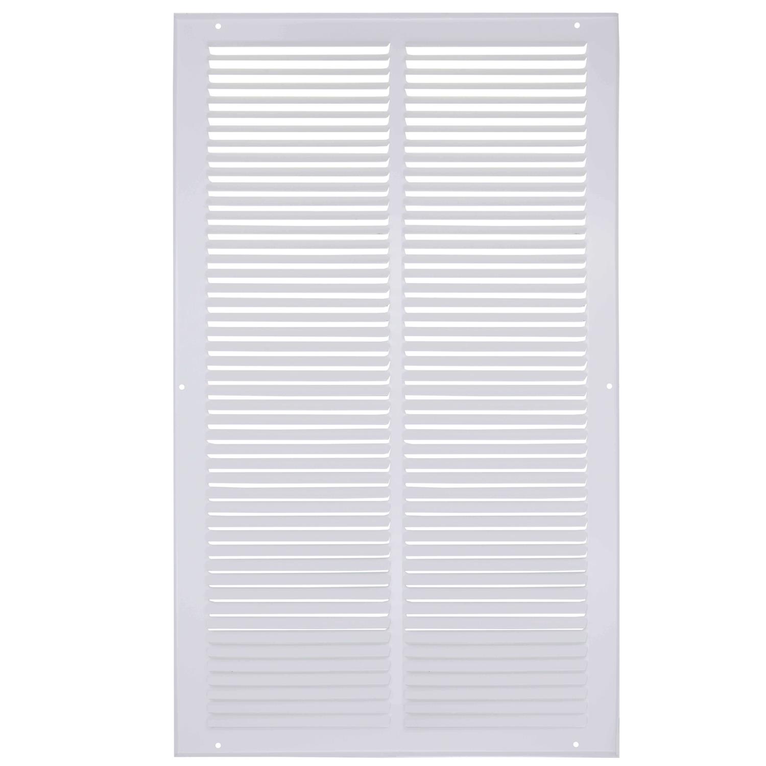 Hart & Cooley 43333A 14 x 24 White Sidewall/Ceiling Return Air Grille - Image 3